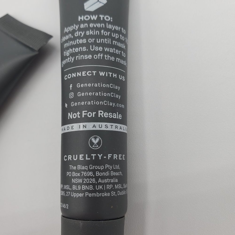 🦋5/$25 3x GENERATION CLAY Detoxifying Charcoal Australian Clay Mask - Picture 4 of 14